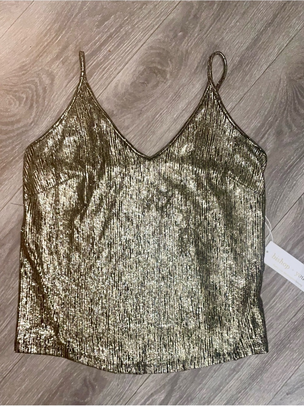 New Women’s Bishop + Young Metallic Top
